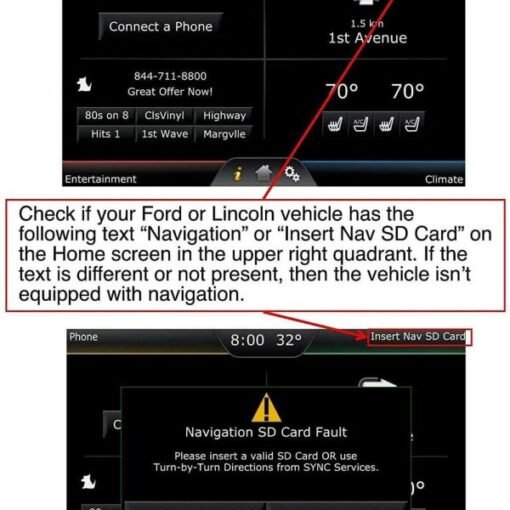 FORD B15 Sat Nav SD card SYNC2 GM5T-19H449-BJ USA / Mexico 2024 - Image 2