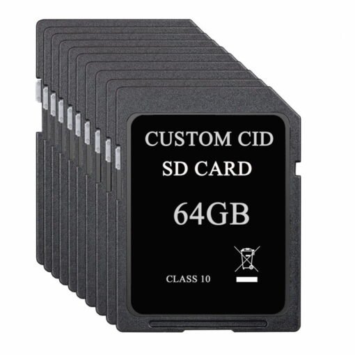 10pcs Custom CID SDHC, SDXC Card ClASS 10 8GB-64GB
