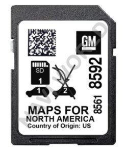 Chevrolet 85618592 SD Card US Canada GMC 2024