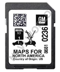 GM 86810236 SD Card US Canada GMC 2024