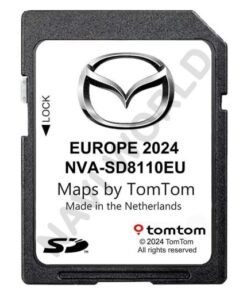 Mazda Europe NVA-SD8110 TomTom Sat Nav SD card 2024