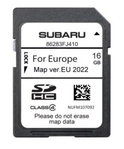 Subaru 86283-FJ410 Starlink Gen1 Navigation Sat Nav SD card Europe 2022