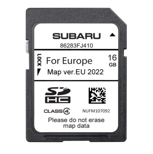 Subaru 86283-FJ410 Starlink Gen1 Navigation Sat Nav SD card Europe 2022