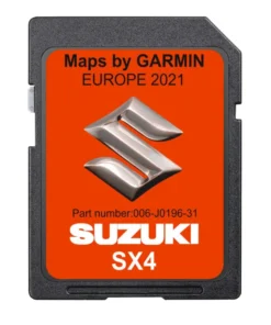 Suzuki Garmin Sat Nav SD card Europe 2022