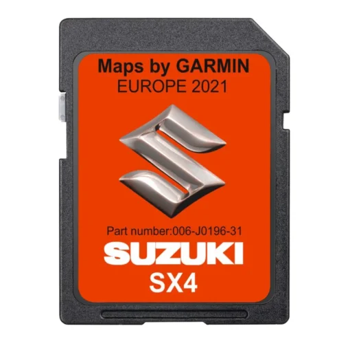 Suzuki Garmin Sat Nav SD card Europe 2022
