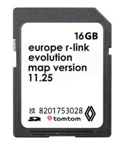 Renault 8201753028 R-Link TomTom 11.25 Sat Nav SD Card Europe 2024