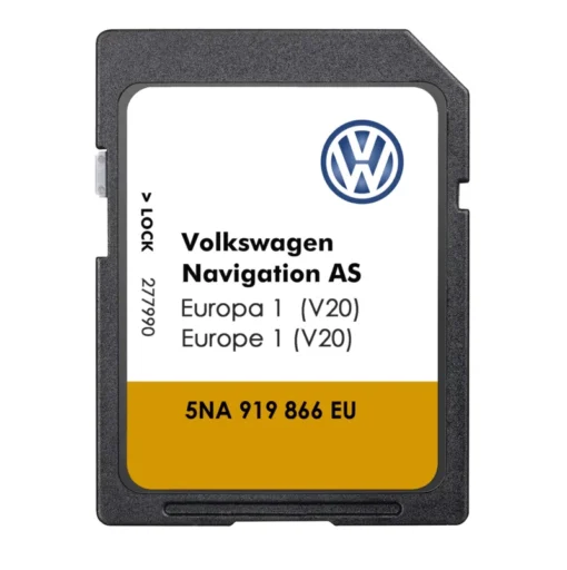 Volkswagen 5NA919866EU V20 Media AS MIB2 Sat Nav SD card Europe 2024