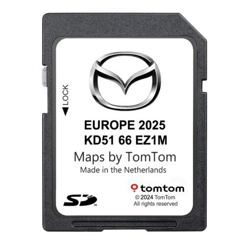 Mazda Europe KD5166EZ1M NB1 TomTom Sat Nav SD card 2024