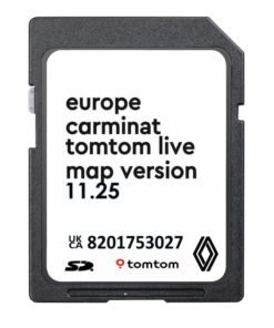Renault 8201753027 Carminat TomTom Live 11.25 Sat Nav SD card Europe 2024