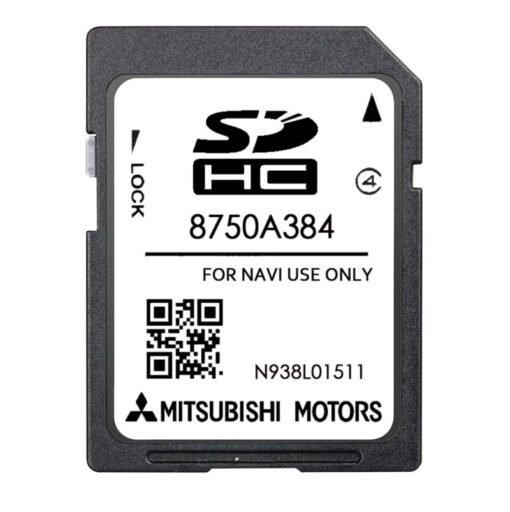 Mitsubishi 8750A384 Sat Nav SD card MMCS W11 W12 Europe 2024