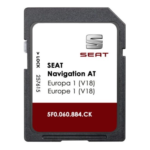 Seat 5F0060884CK Sat Nav SD card MIB1 Europe 2023