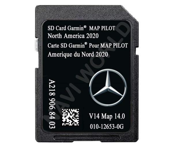 North America Mercedes A2189068403 Sat Nav SD card GARMIN MAP PILOT V14 2021