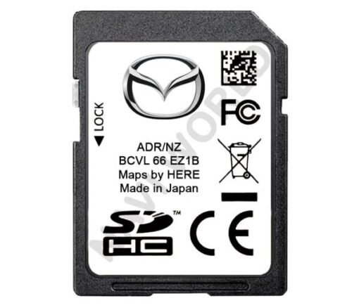Mazda Australia / New Zealand BCVL66EZ1B Sat Nav SD card 2024