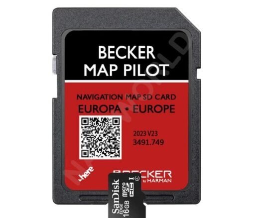 Europe Mercedes  Becker Map Pilot v23 Sat Nav SD Card 2023