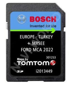 FORD MCA Sat Nav SD Card Western Europe 2022