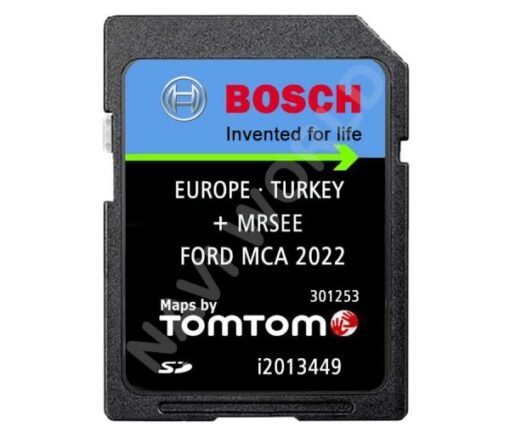 FORD MCA Sat Nav SD Card Western Europe 2022