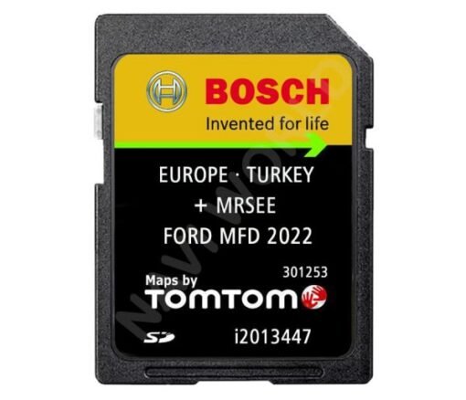 FORD MFD Sat Nav SD card Western Europe 2022