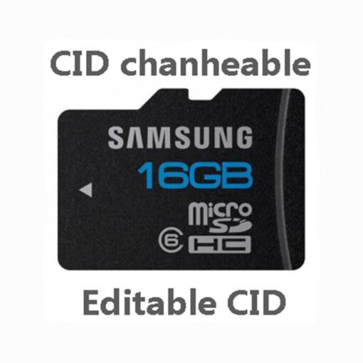 Samsung  Micro SDHC Card 16GB Editable CID