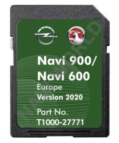 Opel T1000-27771 Sat Nav SD card Navi 600/900 Europe 2021
