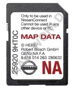 Nissan 25920-9HT0C SD card North America 2020