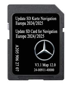 Europe Mercedes A2059062707 Sat Nav SD card GARMIN MAP PILOT V12.0 2024/2025