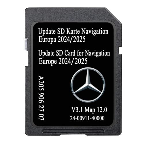 Europe Mercedes A2059062707 Sat Nav SD card GARMIN MAP PILOT V12.0 2024/2025