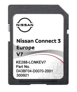 Nissan KE288-LCNKEV7 Europe Sat Nav SD card 2023 Connect 3 v7