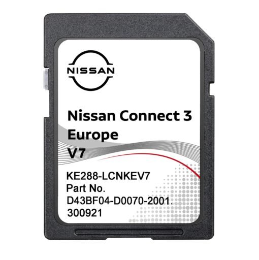 Nissan KE288-LCNKEV7 Europe Sat Nav SD card 2023 Connect 3 v7