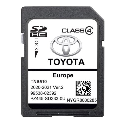 Europe Toyota PZ445-SD333-0U Sat Nav SD card TNS 510