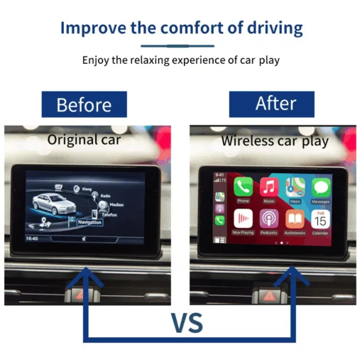 Wireless Apple CarPlay For Audi Q3 Q5 Q7 A1 A3 A4 A5 A6 A7 A8 S5 S7 with 3G/3G+/MIB MMI/Symphony/Concert Prime Multimedia Box - Image 14