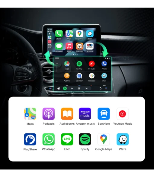Wireless CarPlay Android Auto MMI Interface Adapter Prime Retrofit For Mercedes Benz NTG 4.5 4.7 4.8 5.0 5.1 Mirror Link Navigation Box Kit - Image 5