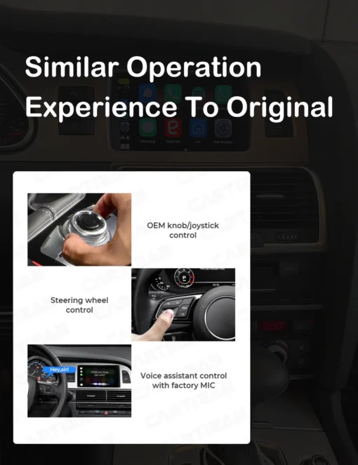 Wireless Apple CarPlay For Audi Q3 Q5 Q7 A1 A3 A4 A5 A6 A7 A8 S5 S7 with 3G/3G+/MIB MMI/Symphony/Concert Prime Multimedia Box - Image 13