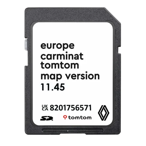 Renault 8201756571 Carminat TomTom Non Live 11.45 Sat Nav SD Card Europe 2025