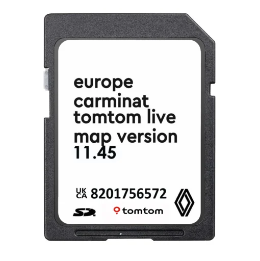 Renault 8201753027 Carminat TomTom Live 11.45 Sat Nav SD card Europe 2025