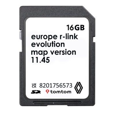 Renault 8201756573 R-Link TomTom 11.45 Sat Nav SD Card Europe 2025