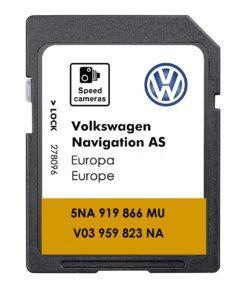 Volkswagen V03959822NA V23 Media AS MIB2 Sat Nav SD card Europe 2026/2027
