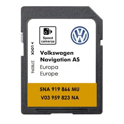 Volkswagen V03959822NA V23 Media AS MIB2 Sat Nav SD card Europe 2026/2027