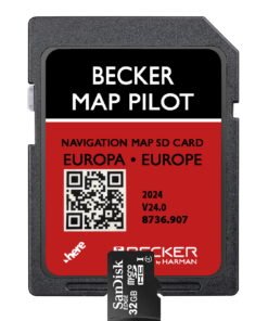 Europe Mercedes  Becker Map Pilot v24.0 Sat Nav SD Card 2024
