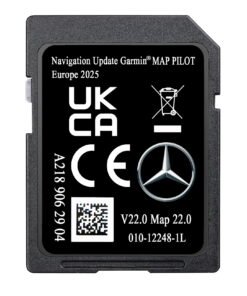 Europe Mercedes A2189062904 Sat Nav SD card GARMIN MAP PILOT V22 2025